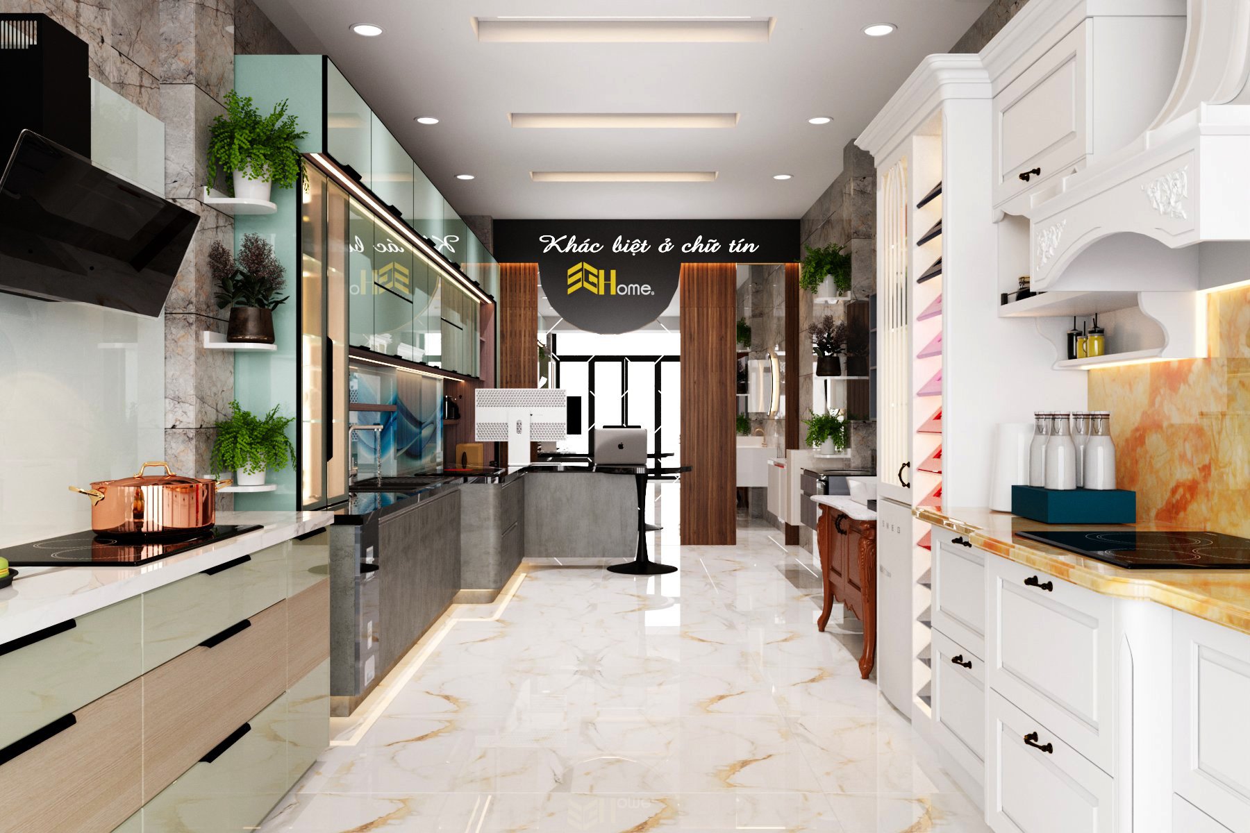 Top 5 Đơn Vị Thi Công Tủ Bếp Kính Chất Lượng Tại TPHCM