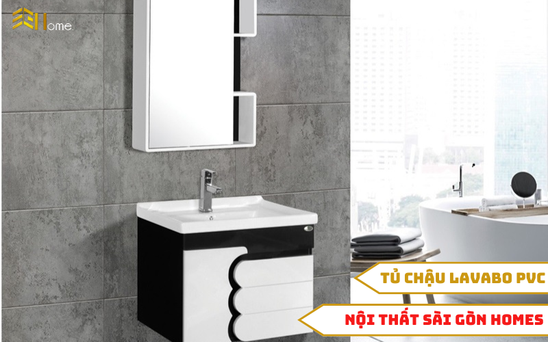 Tủ chậu lavabo nhựa PVC - Lựa chọn hoàn hảo cho không gian nhà bạn