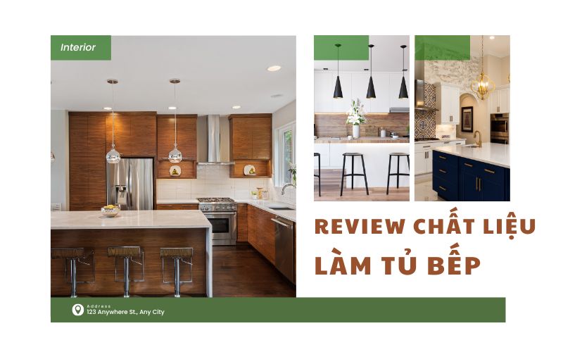 Review chất liệu làm tủ bếp tốt nhất hiện nay vừa bền vừa đẹp