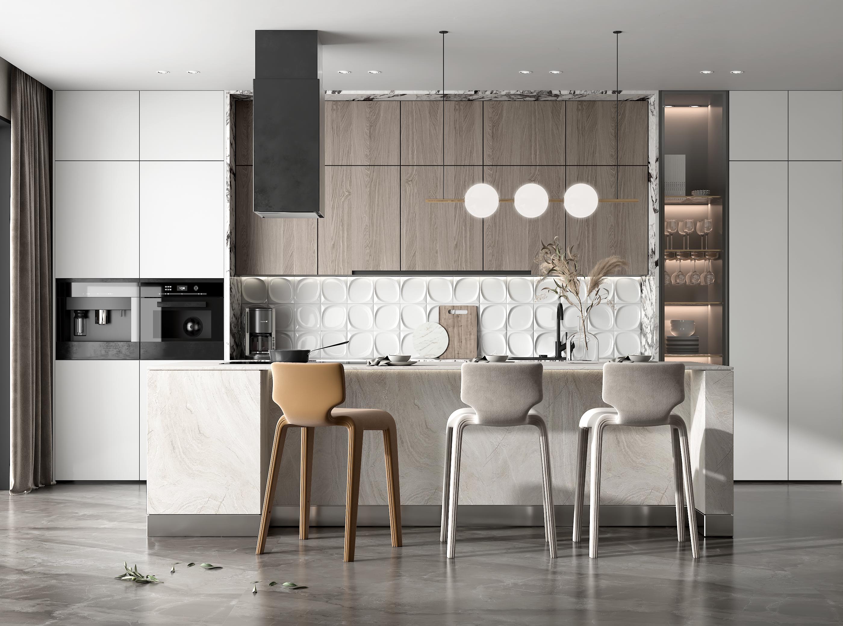 thiết kế tủ bếp Đồng Nai chữ I