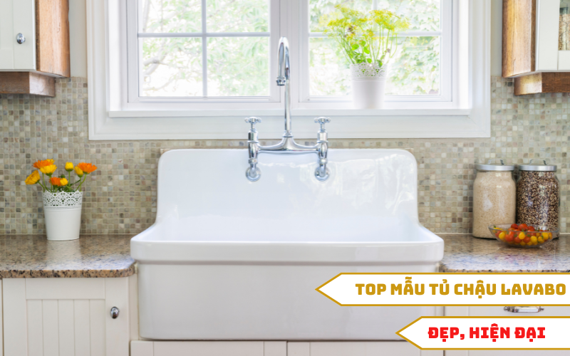 Bật mí cho gia chủ Top mẫu tủ chậu lavabo đẹp, hiện đại nhất 2024