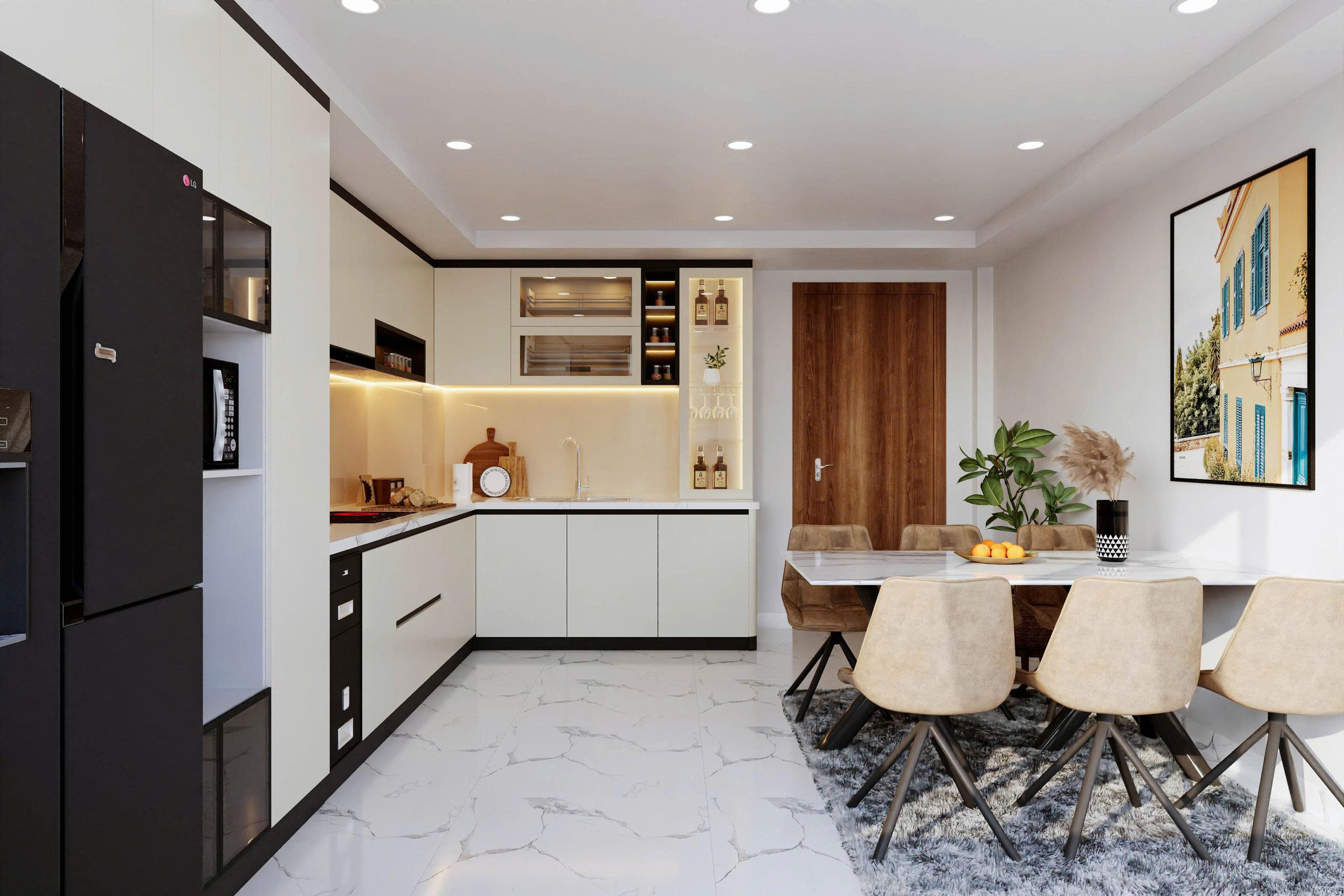 Thi Công Tủ Bếp Acrylic Hiện Đại Nhà Anh Dũng - Tân Bình