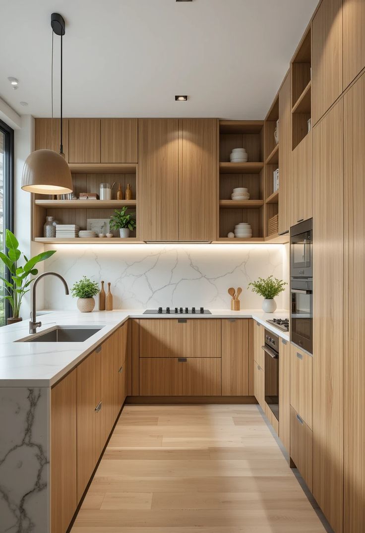 Tủ bếp MDF cánh Acrylic