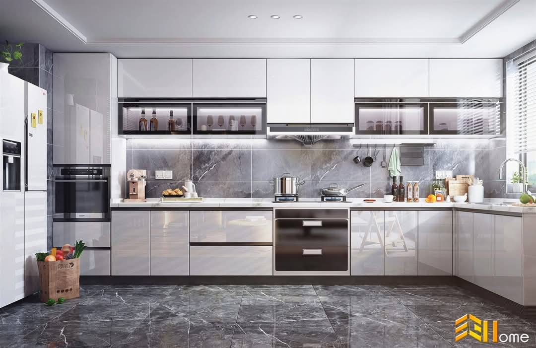 tủ bếp nhựa acrylic ở Tây Ninh